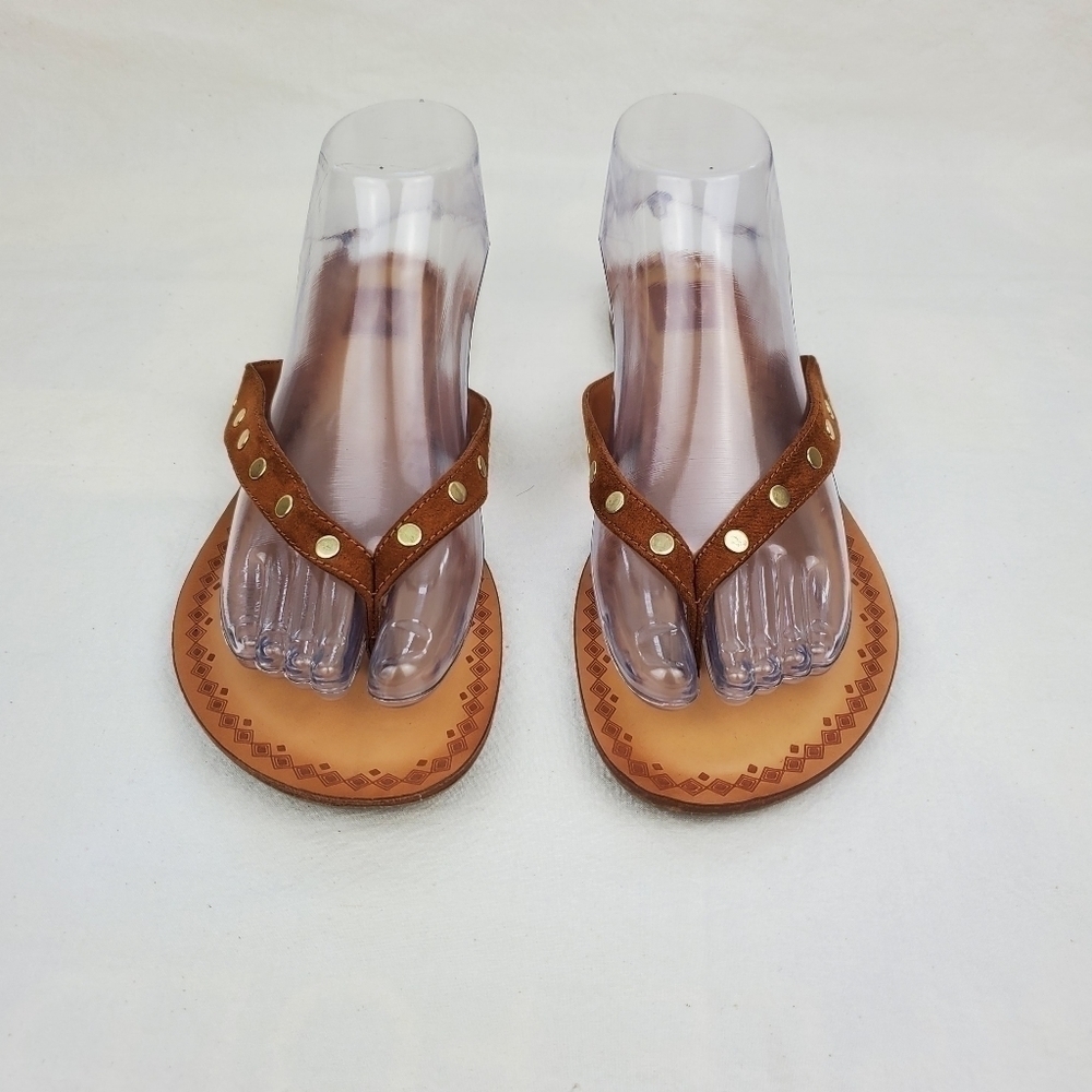 FINAL PRICE 🧡 DV tan textile upper sandals size 8